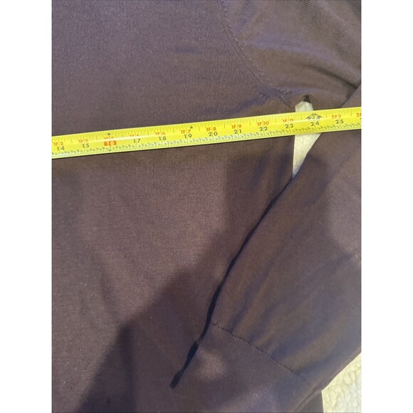 Charles Tyrwhitt Cardigan Sweater V-Neck Mens X-Large Purple 100%Merino Wool - Picture 4 of 8